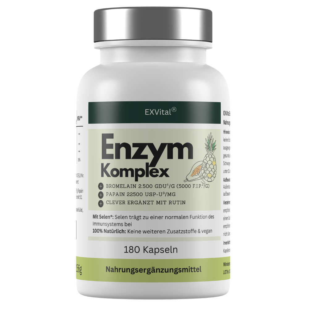 EXVital Enzym Komplex integratore 180 capsule bromelina