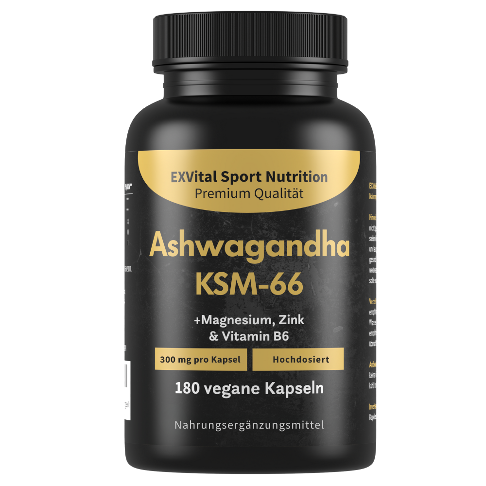 EXVital Schlaf Ashwagandha KSM-66 capsule 180 pezzi 600 mg