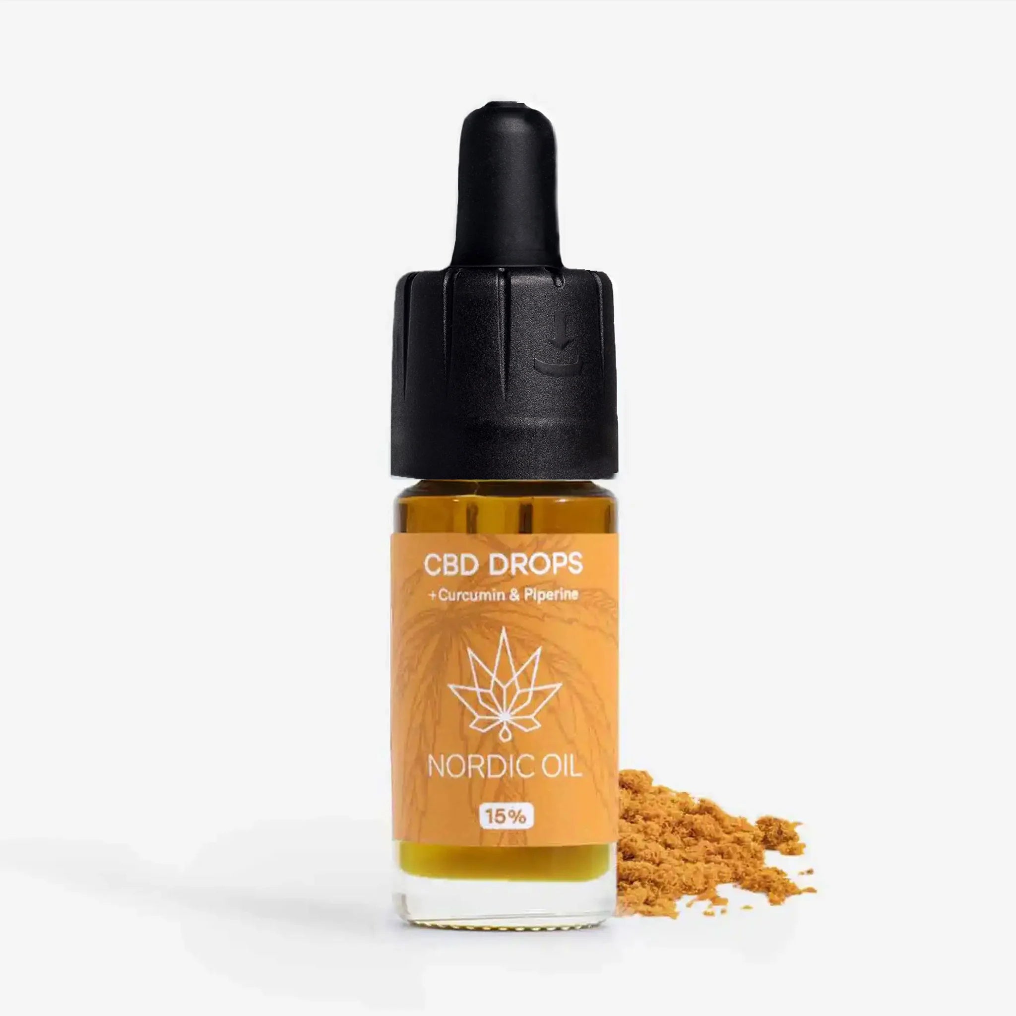 Nordic Oil CBD Oil with Curcumin 15% olio CBD curcumina 250 gocce