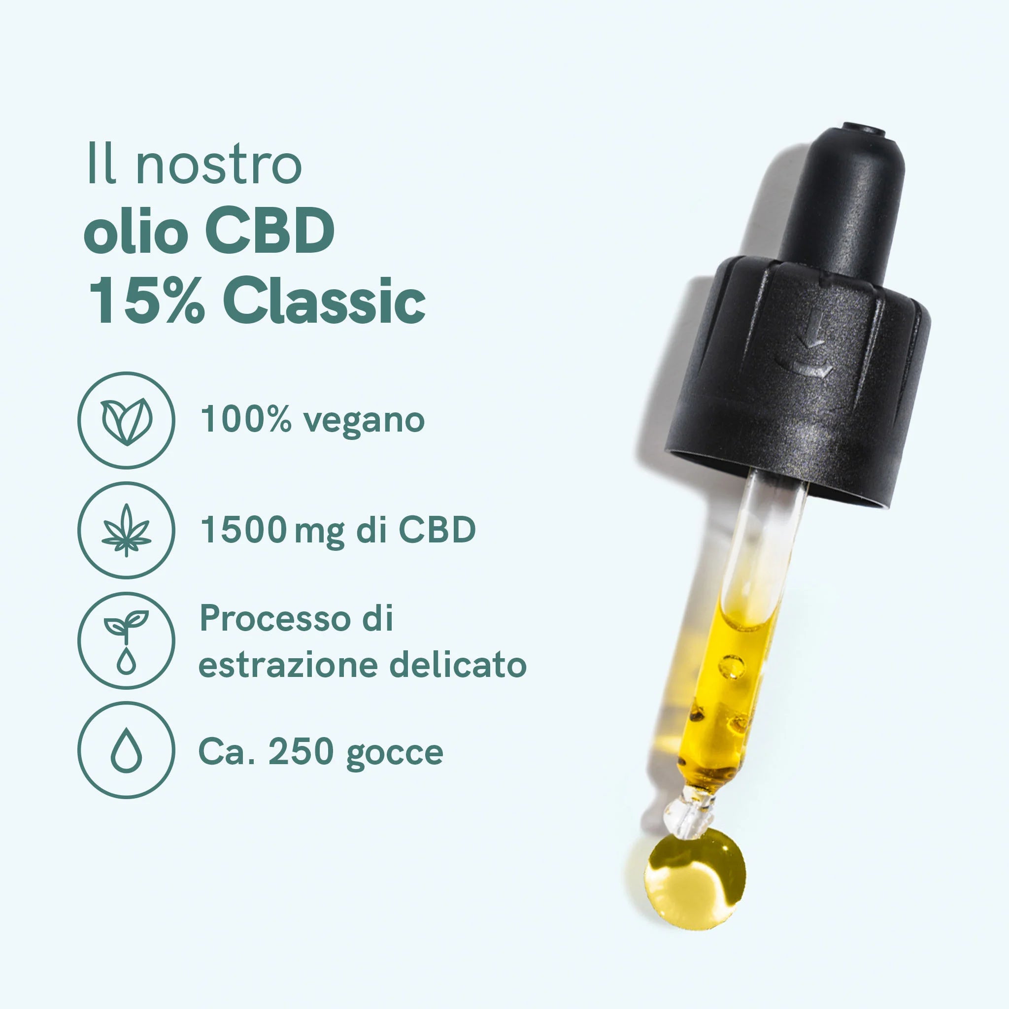 Nordic Oil CBD Classic 15% Olio 3x2 Ampio Spettro