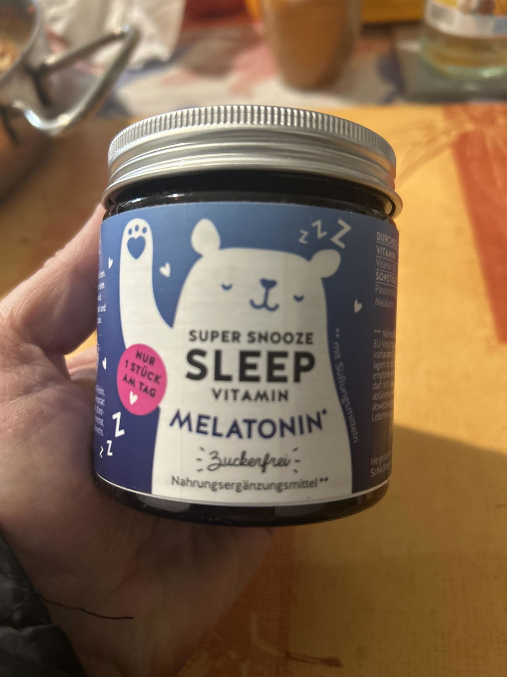 Beauty Bears Super Snooze Sleep gommose 45 giorni melatonina