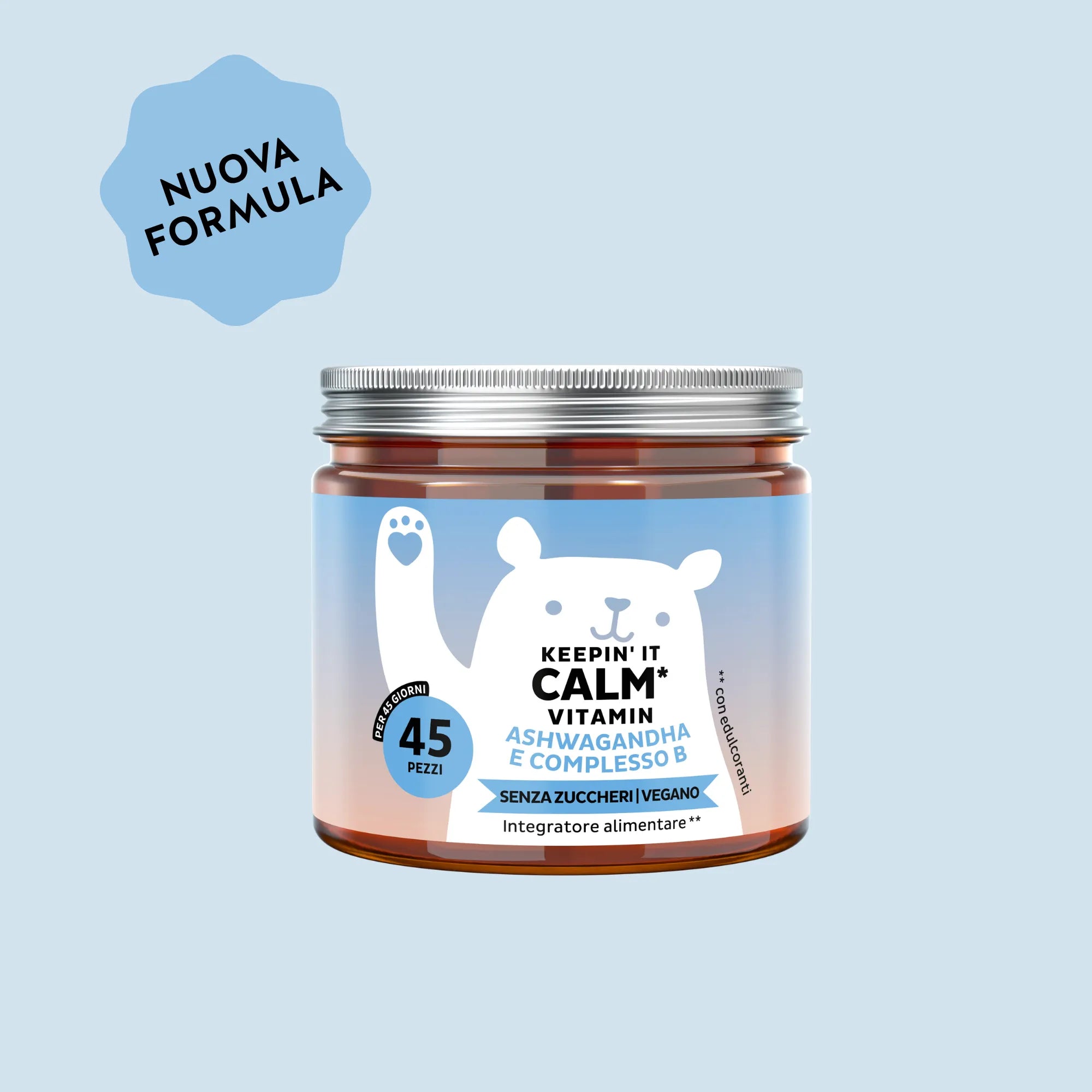 Beauty Bears Keepin it Calm ashwagandha orsetti 45 giorni tropicale