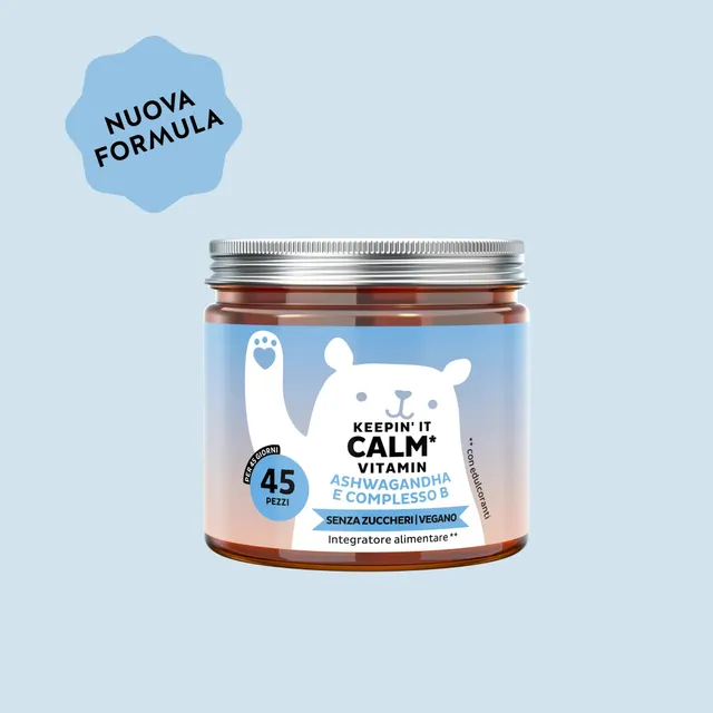 Beauty Bears Keepin it Calm ashwagandha orsetti 45 giorni tropicale