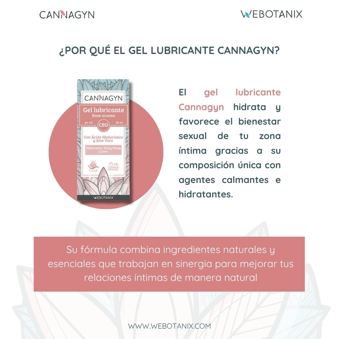 Webotanix Cannagyn gel lubrificante intimo BIO 50 ml CBD