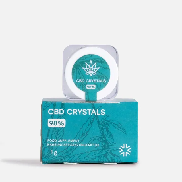 Nordic Oil CBD Concentrates cristalli CBD 98,6% 1000mg 0% THC