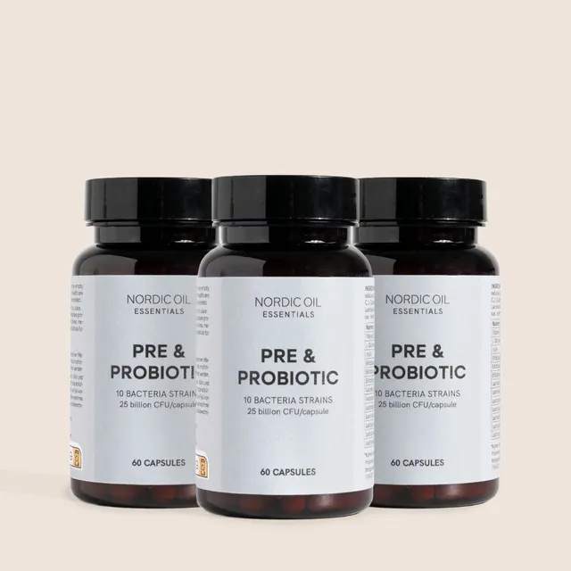 Nordic Oil Probiotici 60 Capsule 3x2 con Vitamina C