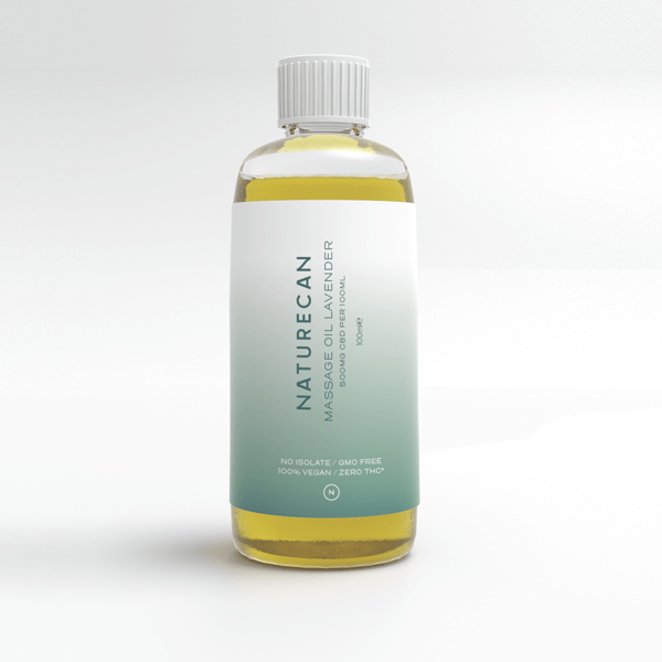 Naturecan CBD Topicals Olio Massaggio CBD 100ml Lavanda